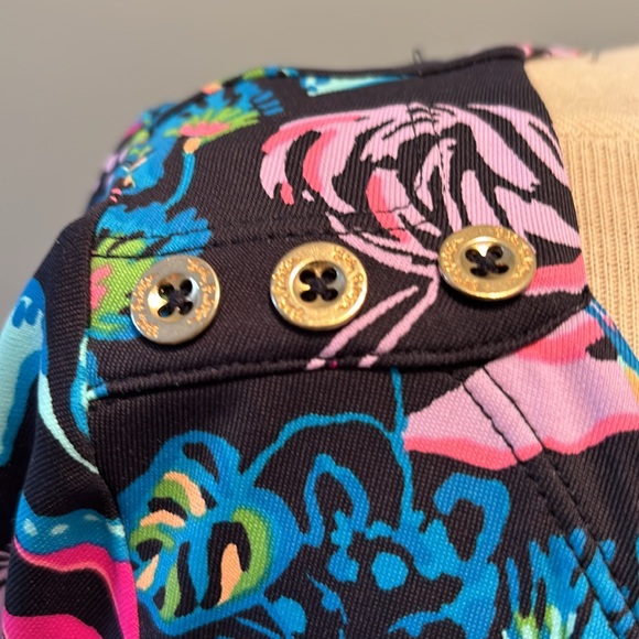 NEW Lilly Pulitzer Seralina Upf 50 Maxi Dress - Onyx Paradise Glow XL  🦄🤩 - Picture 8 of 10